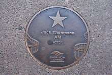 He received a star on the Australian Film Walk of Fame in the year 2011.